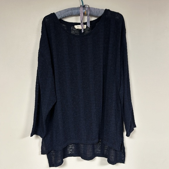 Two by Vince Camuto Navy  light weight sweater, 2X - Picture 1 of 9